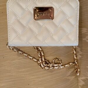 White Quilted Chain Bag